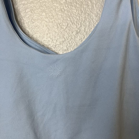 Offline By Aerie Blue Tank Sports Bra Size Medium NO PADDING - Picture 4 of 7